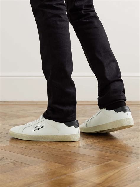 sneakers yves saint laurent homme|saint laurent court classic sneakers.